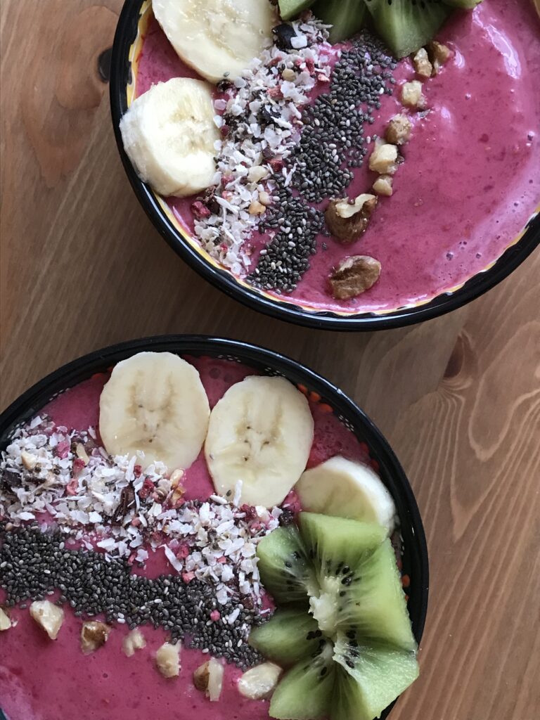 Smoothie Bowl fertig