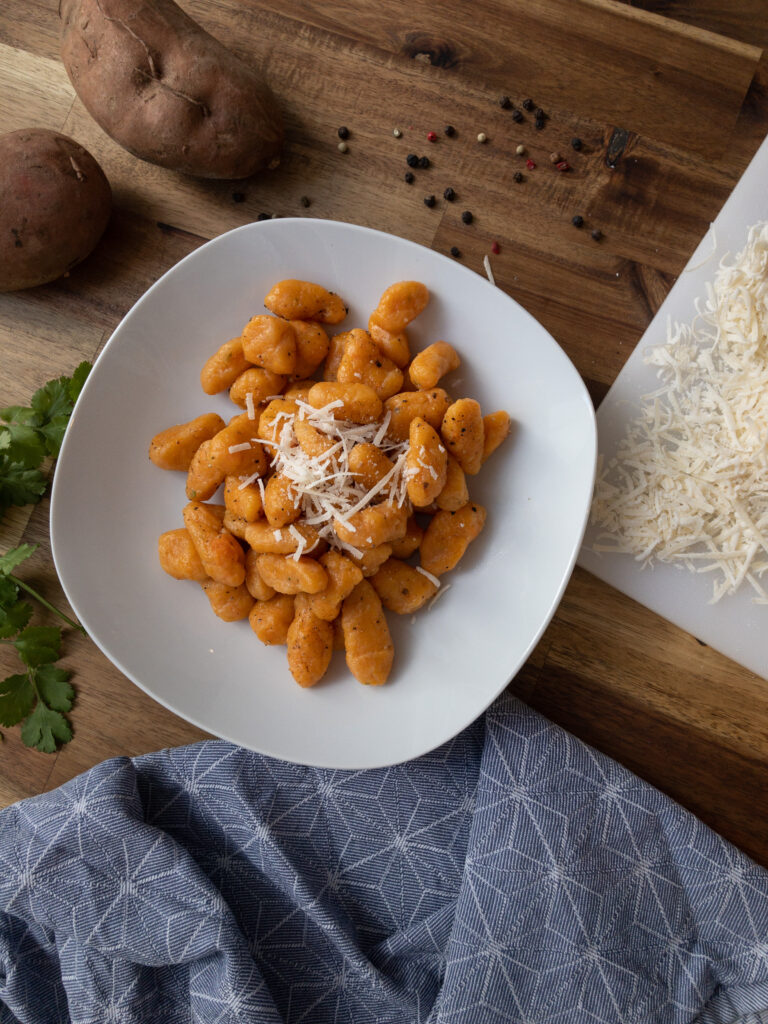 Gnocchi fertig mit Parmesan