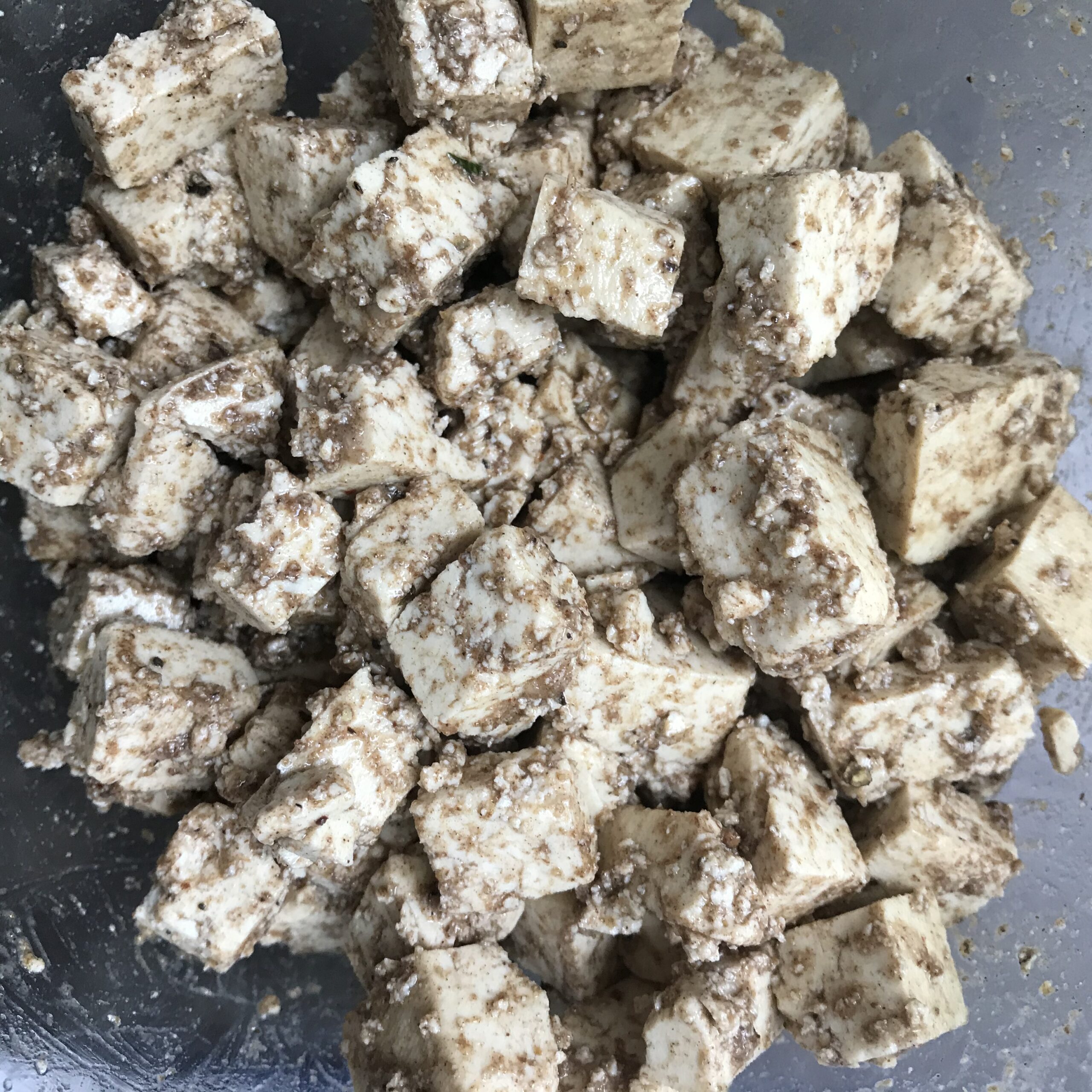Tofu mariniert