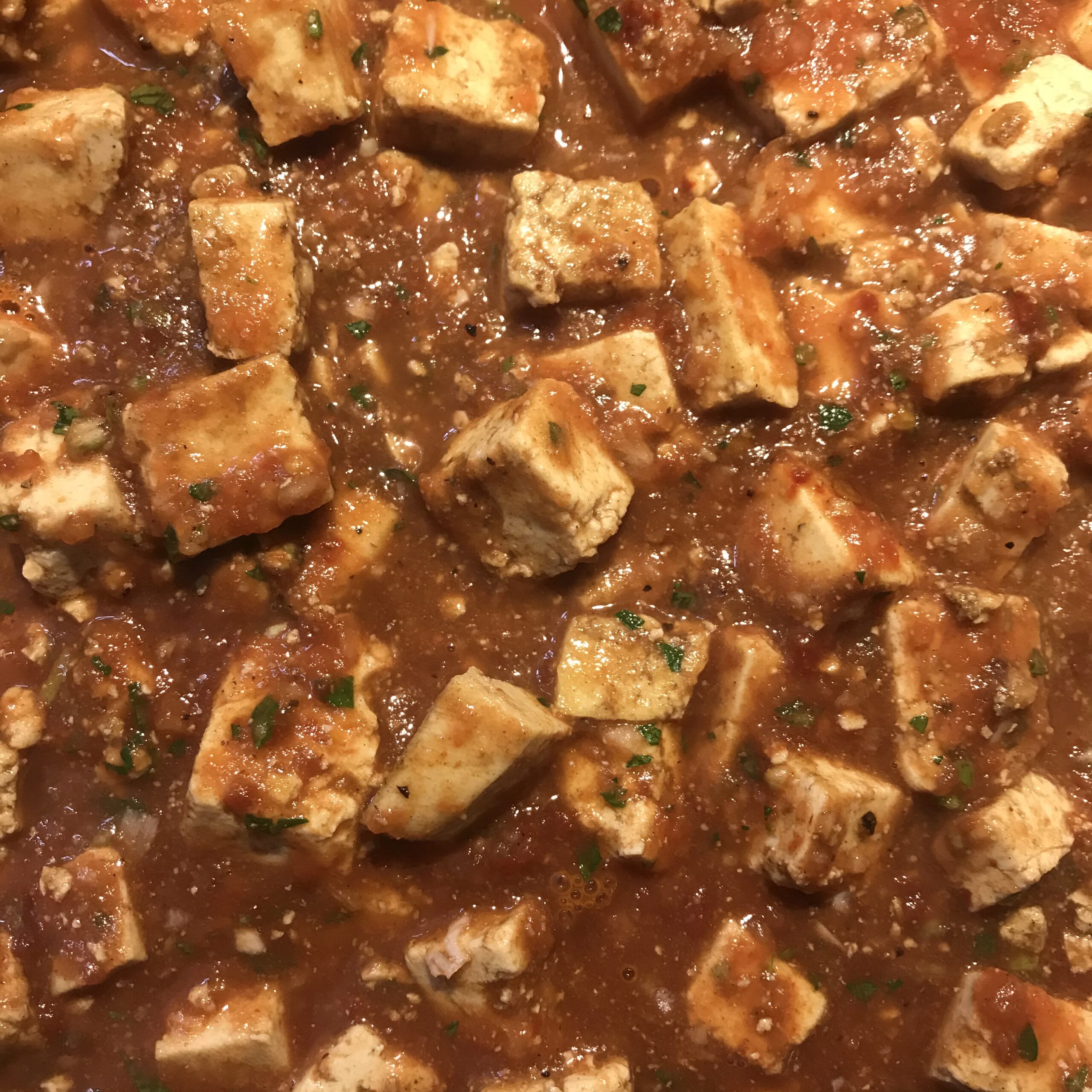 Tofu in Mole