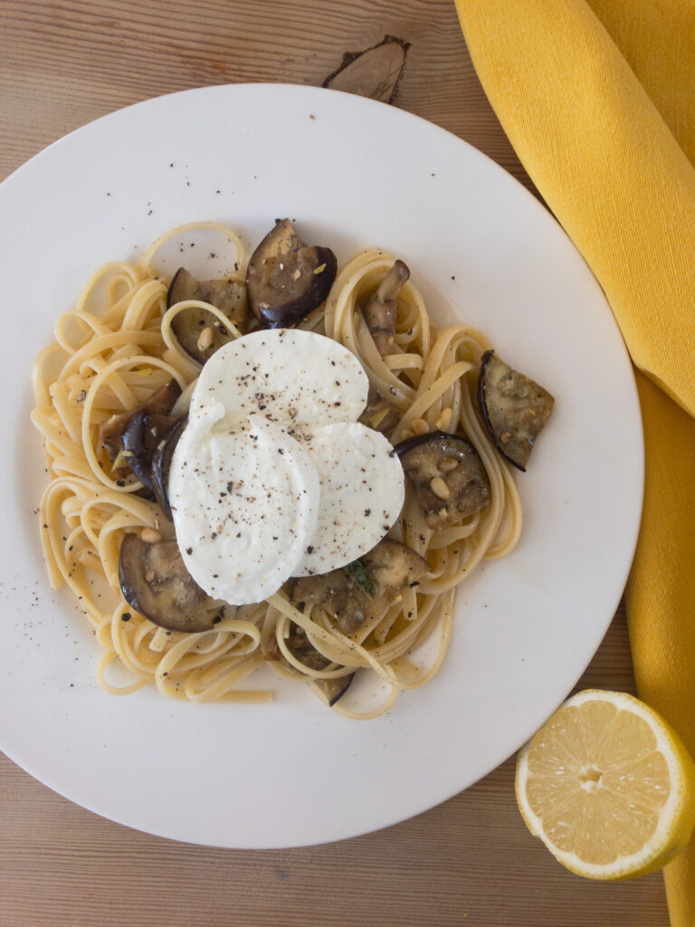 Spaghetti mit Zitrone