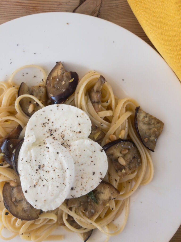 Spaghetti mit Zitrone