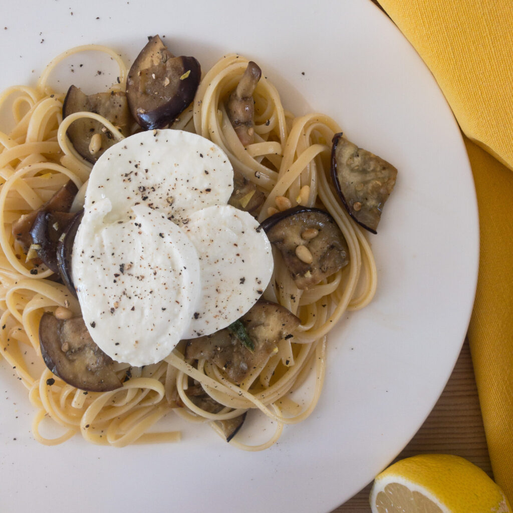 Spaghetti mit Zitrone