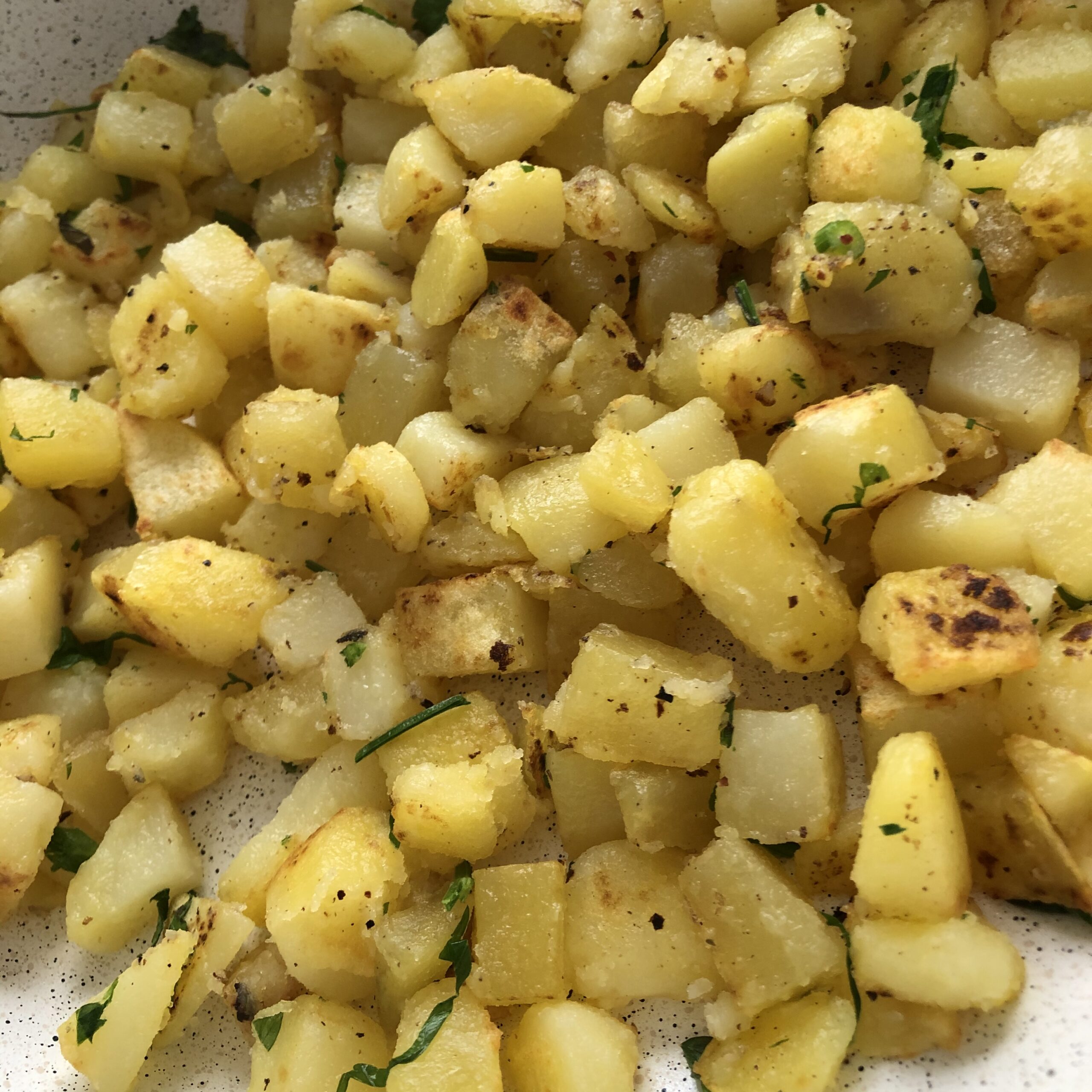 Kartoffeln angebraten
