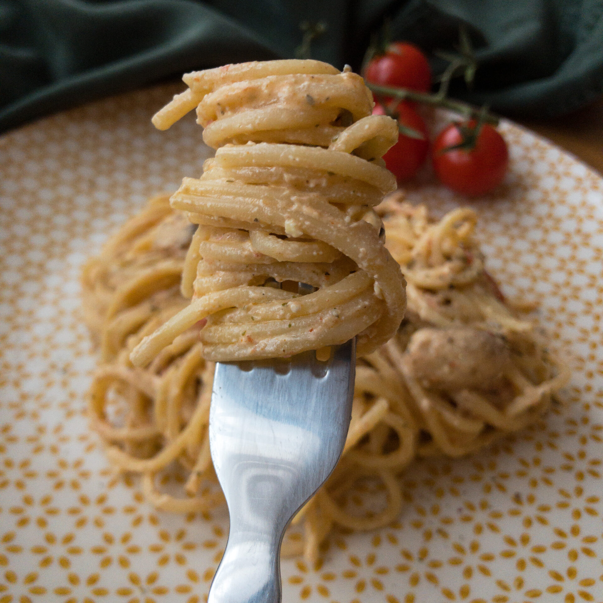 Feta Spaghetti square