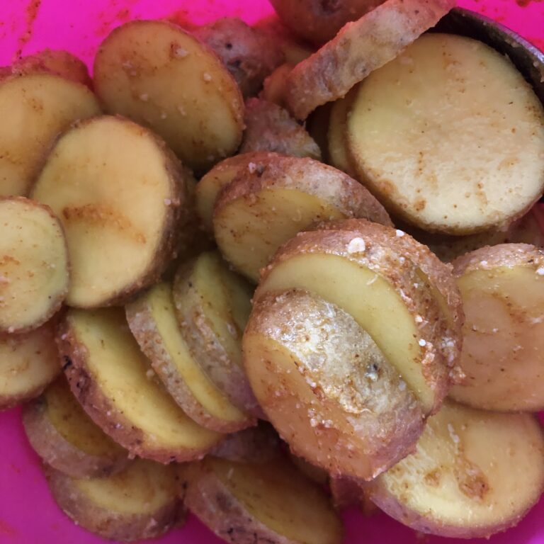 Kartoffeln würzen