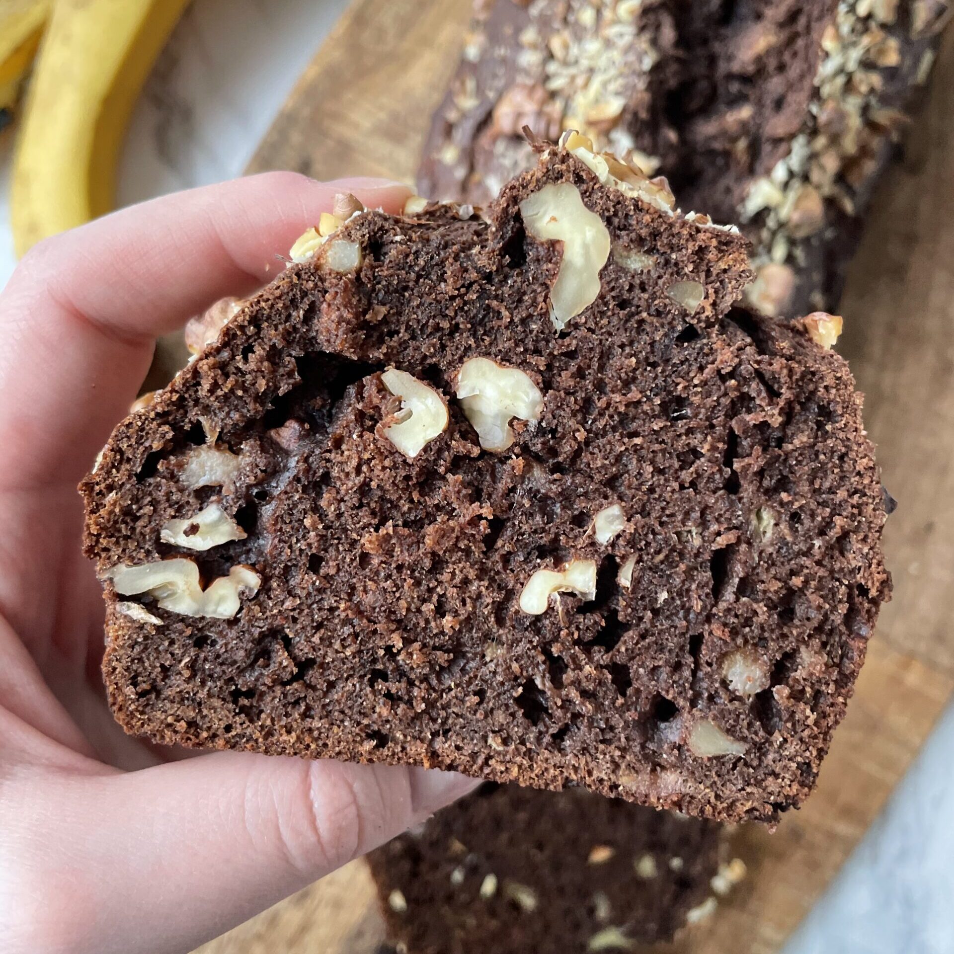 Schokoladen Bananenbrot square