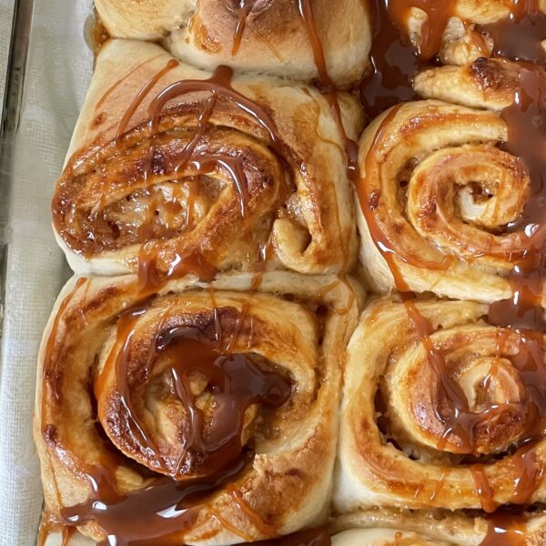 Cajeta-Vanille Schnecken